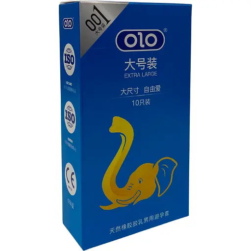 Уцінка. Презервативи Olo Blue Elephant 10 шт. (ROZ6400230544)