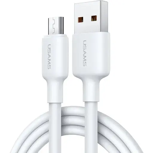 Кабель Usams SJ608 U84 2A Micro Charging Data Cable 2 м Белый
