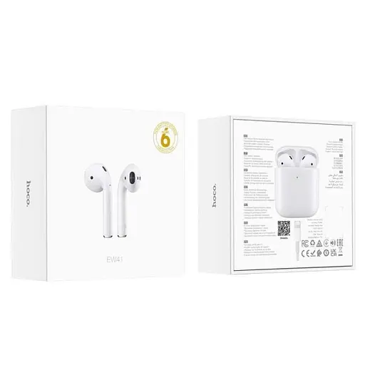 Беспроводные сенсорные Bluetooth v5.3 TWS наушники Hoco EW41 с зарядным кейсом - фото 7
