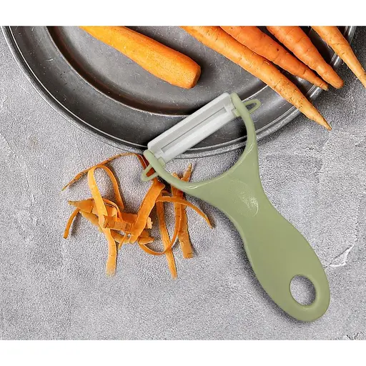 Овочечистка Vanora з керамічним лезом 13x7.6 см зелена (VN-YMJ-121V) - фото 2