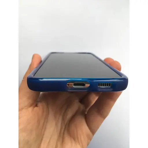 Оригинальный противоударный силиконовый чехол Tech21 Evo Check для Samsung Galaxy S22 (6.1") Blue (T21-9408) - фото 10