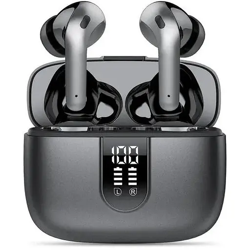 Bluetooth стерео навушники TWS X08 с зарядним кейсом з LED дисплеєм та індикатором заряду