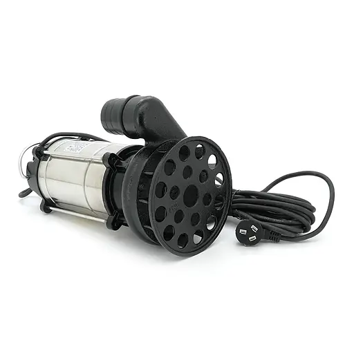 Занурювальний насос 1100W 220V до 8 м³/год підйом до 12 м 50 мм нержавіюча сталь 415х200х245 мм 9,550 кг. + перехідник - фото 2