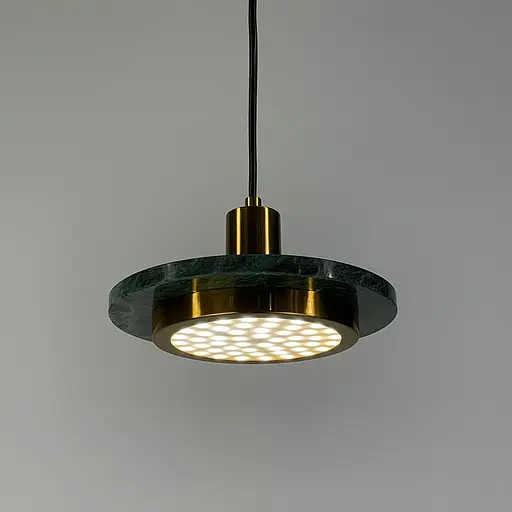 Підвіс Lumina із зеленим мармуровим плафоном LED в стилі Ар-деко Line.F SC 2/1 GR - фото 9