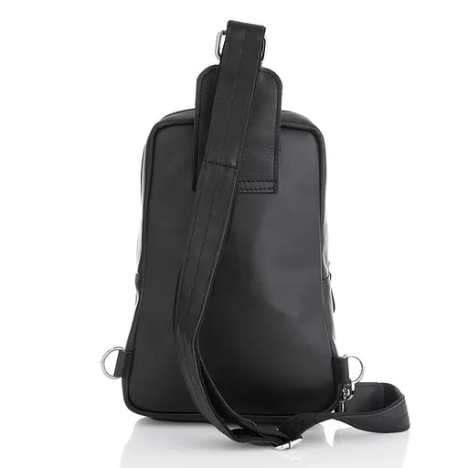 Чоловіча шкіряна сумка-слінг Newery 31х20х10 см sum0022251 - фото 3