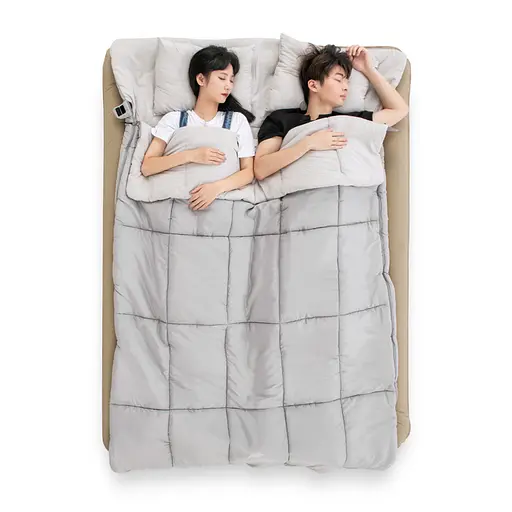 Спальный мешок двухместный Naturehike NH21MSD05, голубой - фото 4