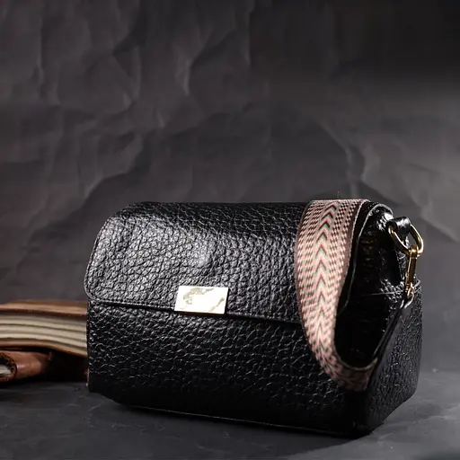 Класична шкіряна сумка Vintage з оригінальною плечовою лямкою 20.5х13х9.5 см sum0029006 - фото 9