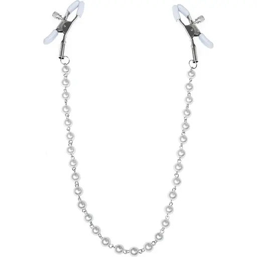 Затискачі для сосків з перлами Feral Feelings - Nipple clamps Pearls