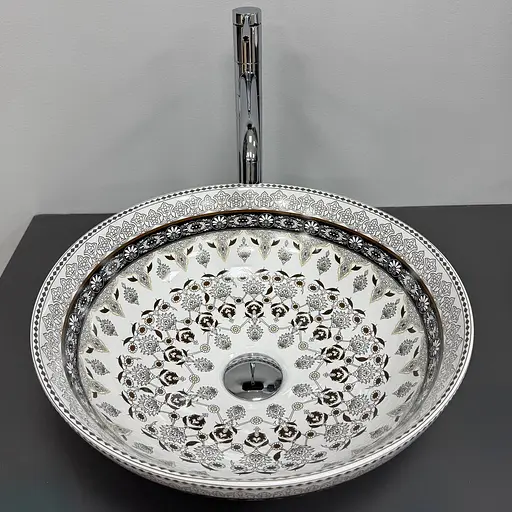 Умивальник VBI Arcile grey накладний VBI-016103, Сірий - фото 3