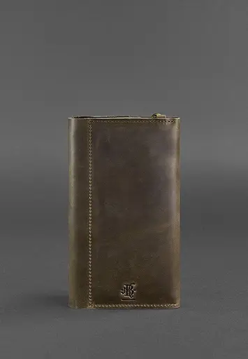 Кожаный клатч-органайзер (Тревел-Кейс) 5.0 темно-коричневый - фото 6