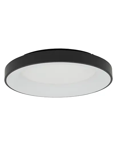 Світильник стельовий Nowodvorski 11212 Nikki Round LED 1x60W 4000K 5400Lm IP20 чорний - фото 1