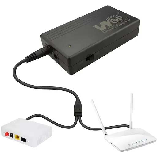 Источник бесперебойного питания Wonderful Green Power Mini UPS 12 Вольт (1202A, 7800мАч/29Wh, 24W) - фото 1