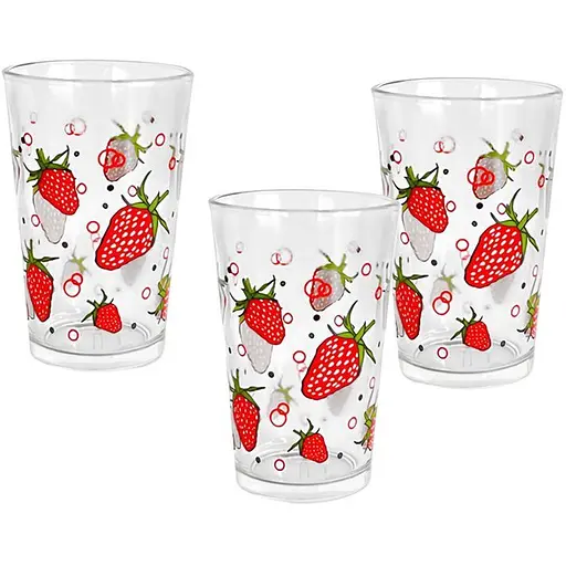 Набор стаканов S&T Клубника 210 мл 6 шт. (945-6)