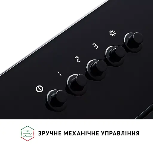 Вытяжка декоративная наклонная PERFELLI DN 6142 BL LED - фото 5