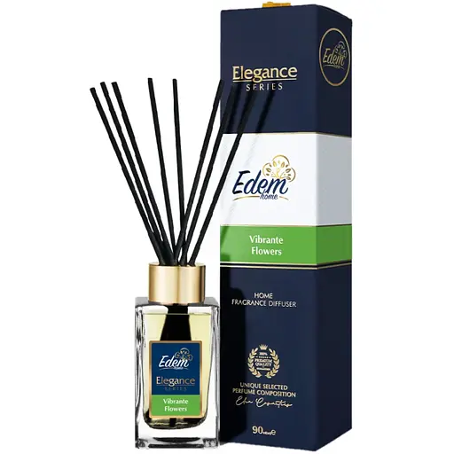 Аромадиффузор с палочками Edem Elegance SeriesVibrante Flowers 90 мл