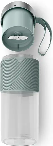 Блендер Tefal Lightmix портативний для смузі чаша-300мл USB тритан зелений - фото 9