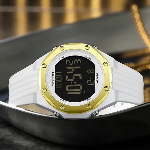 Наручные часы мужские 6093 White-Gold Sanda acs0030959 - фото 3