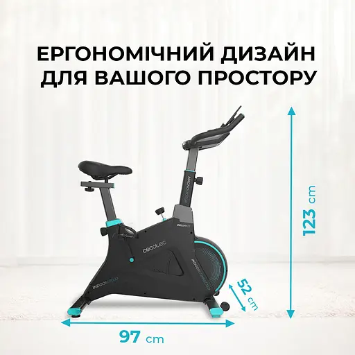 Велотренажер Cecotec DrumFit Indoor 10000 Magnetic Connected - фото 2