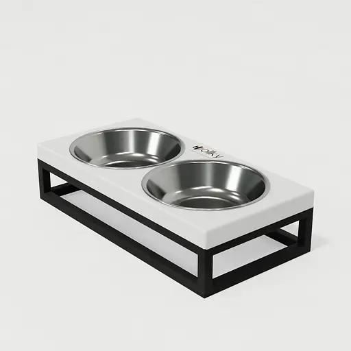 Hollky Base XS — миски на підставці для маленьких собак та котів (2 × 0,25 л) - фото 8