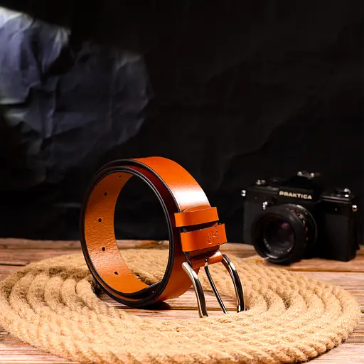 Ремінь шкіряний Grande Pelle чоловічий 3,8х120 см acs0024537 - фото 6