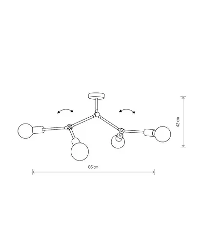 Люстра припотолочная Nowodvorski 9140 Twig - фото 2