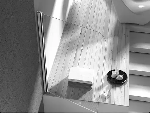 Шторка для ванни Rea Topaz 70 см REA-W0087, Універсальна - фото 2