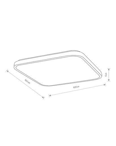 Світильник стельовий Nowodvorski 10988 Agnes Square LED Pro 1x64W 4000K 6000Lm IP44 чорний - фото 6