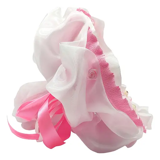 Букет з іграшок 5 Ведмедики з трояндами в рожевому 5248IT - фото 3