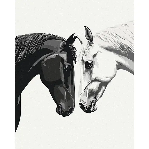 Картина по номерам на подрамнике Brushme Между темнотой и светом