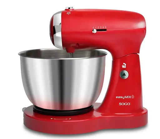 Кухонна машина Sogo міксер RETRO SS-14506-R тістоміс планетарний - фото 2