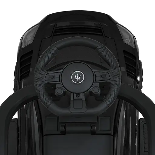 Дитяча каталка-толокар 2 в 1 M 5106-2 чорний, з батьківською ручкою - фото 4