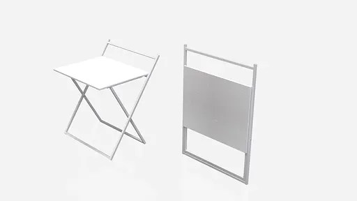 Стол трансформер Компакт 3 750x790x720 Белый металл ДСП Белое 16 мм FRD-104683 - фото 4