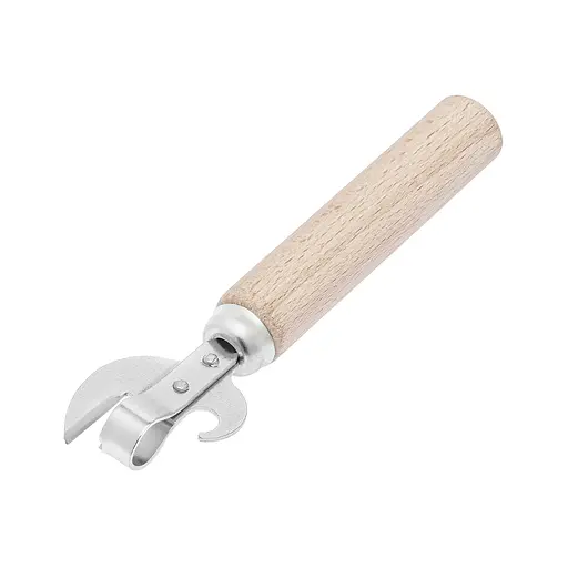 Открывашка для консервов консервный нож консервовскрыватель открывалка с деревянной ручкой 16 см, Kitchette 82081 - фото 5