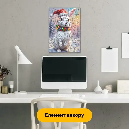 Пазл дерев'яний Морозний Вухань, А1, Картонна коробка 500+ елементів - фото 6