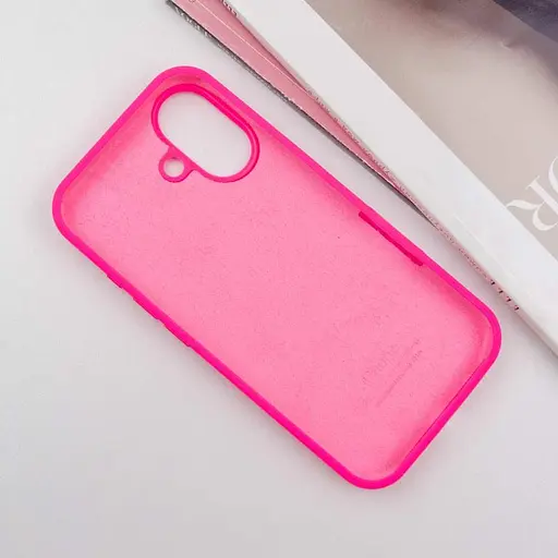 Чохол Epik Silicone Case Full Protective AA для Apple iPhone 16 Plus 6.7 Рожевий/Barbie pink - фото 3