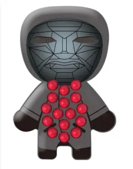 Антистрес сімпл-дімпл, герой із серіалу Гра в кальмара Netflix, чорний, 24 см