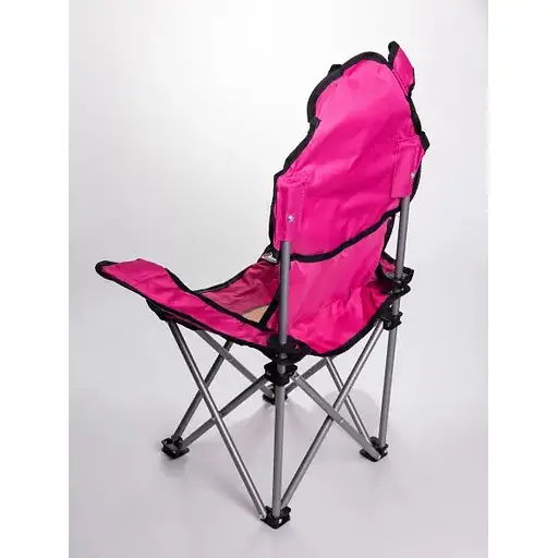 Детское кресло Lugi SJ-0065P туристическое складное 34х58х65 см розовое - фото 4