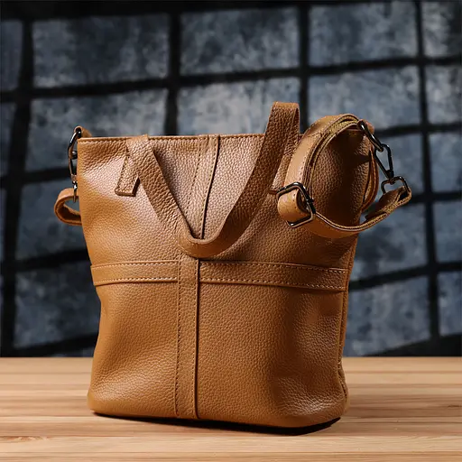 Женская сумка Vintage из натуральной кожи 28х25х12 см sum0027616 - фото 10