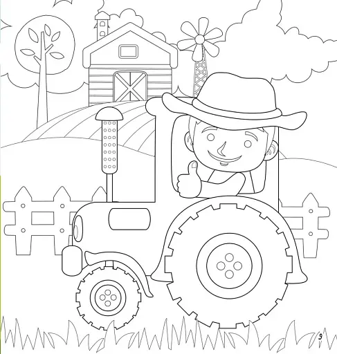 Розмальовки, аплікації, завдання. Ферма та її мешканці. 40 наліпок - фото 5