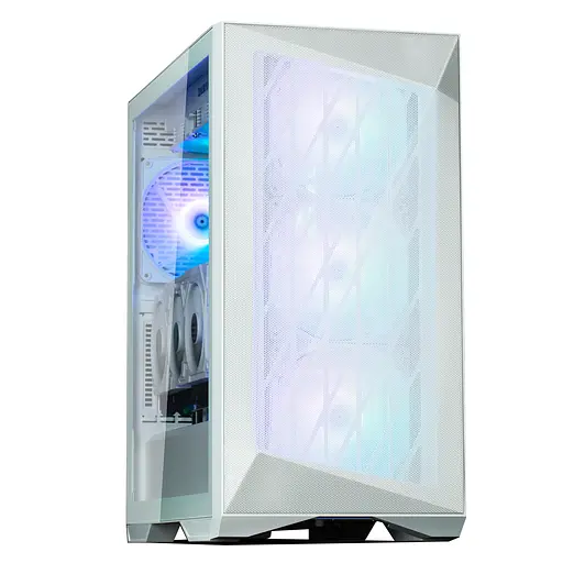 Zalman Корпус Z9 Iceberg MS без БЖ 2xUSB3.0, 2xUSB2.0 1xUSB 3.1 Gen2 Type-C 4x140мм ARGB VGA 390мм LCS ready TG Side Panel EATX білий - фото 4