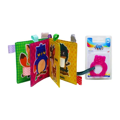 Мягкая книжка-шуршалка "Зайчик" Книжковий хмарочос 403761 с прорезывателем - фото 2