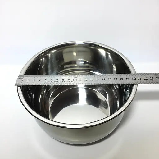 Сталева чаша для мультиварки Redmond, POLARIS, DELFA на 3 літри універсальна (H=110мм, D-210 мм) - фото 6