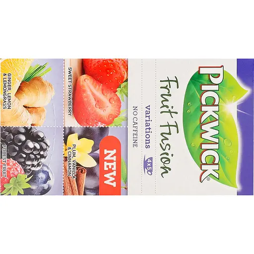 Фруктово-трав'яний чай асорті Pickwick Fruit fusion 37.5 г (20 шт. х 1.8 г) - фото 3