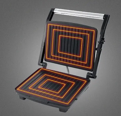 Універсальний електрогриль Sokany SK-202 (контактний, прижимний гриль) 2000Вт - фото 3