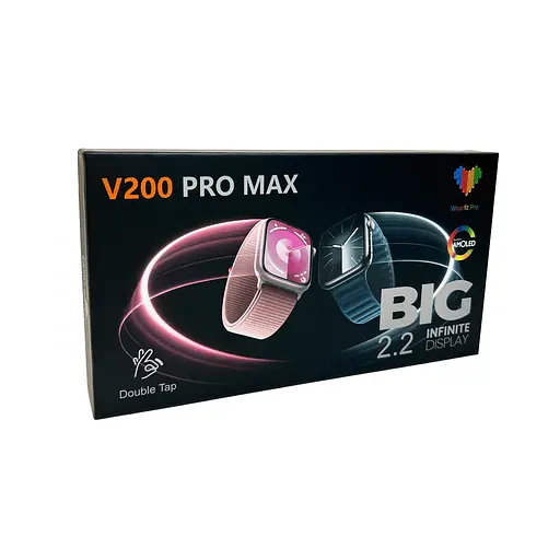 Смарт-часы BIG V200 Pro Max 44mm 220 mAh IP65 Серебристый - фото 2