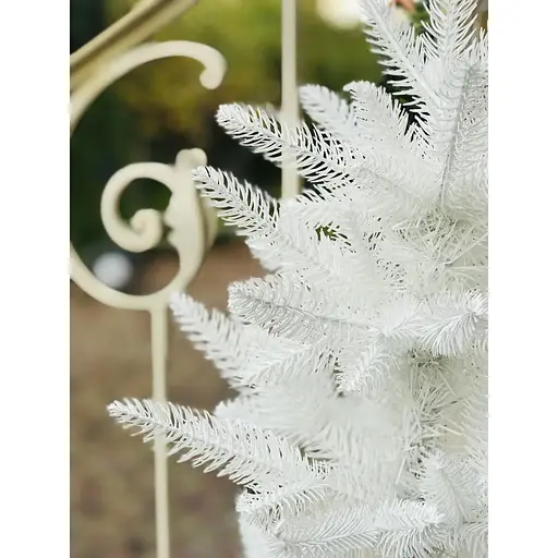 Ялинка Hvoya Classic лита 70 см в мішковині біла - фото 7