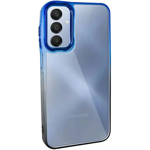 Чохол TPU+PC Fresh sip series для Samsung Galaxy A24 4G Чорний / Синій