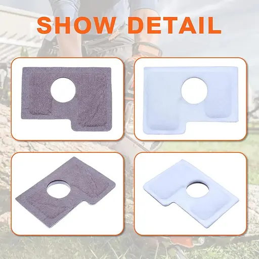 Mtanlo 3 шт. Повітряний фільтр для Stihl Ms170 Ms180 017 018 Ms180c бензопила, комплект повітряного фільтра з паливним фільтром - фото 4
