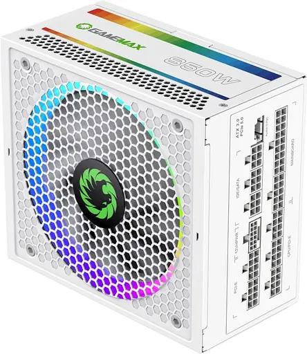 Блок живлення GameMax RGB 850 PRO 850W 80+ Gold White (RGB 850 PRO WH) - фото 4