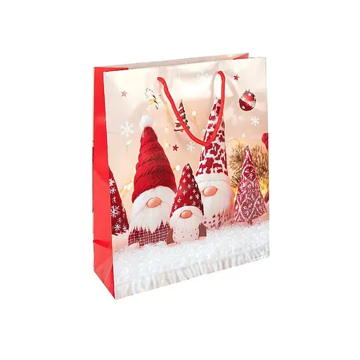 Пакет подарочный "Новый год" Bambi 2575-4 размер 32х44х11 см - фото 1